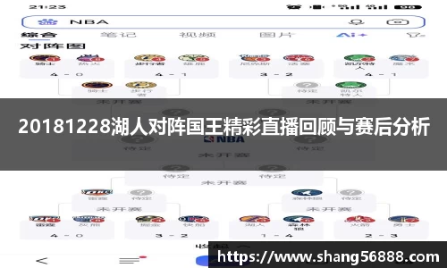 百乐博blb20181228湖人对阵国王精彩直播回顾与赛后分析